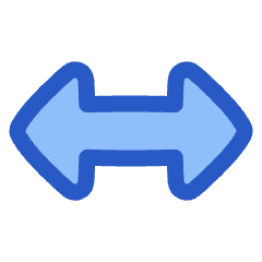 Arrow Horizontal Icon from Plump Duo Set