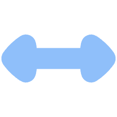 Arrow Horizontal Icon from Flex Flat Set