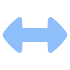 Arrow Horizontal Icon from Plump Flat Set