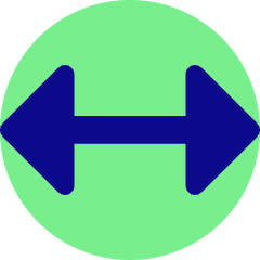 Arrow Horizontal Icon from Core Pop Set