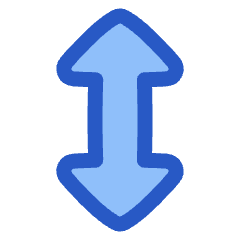 Arrow Vertical Icon from Plump Duo Set