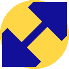 Diagonal Triangle Arrow 1 Icon from Sharp Pop Set