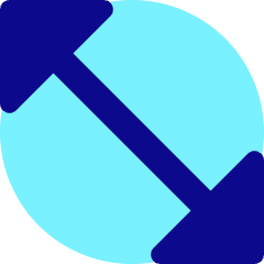 Diagonal Triangle Arrow 2 Icon from Core Pop Set