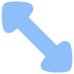 Diagonal Triangle Arrow 2 Icon from Flex Flat Set
