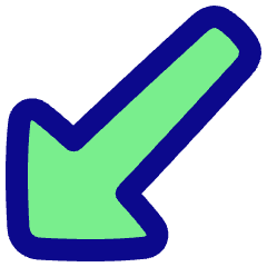 Diagonal Triangle Arrow Bottom Left Icon from Plump Pop Set