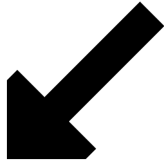 Diagonal Triangle Arrow Bottom Left Icon from Sharp Solid Set