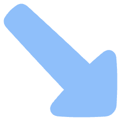 Diagonal Triangle Arrow Bottom Right Icon from Plump Flat Set