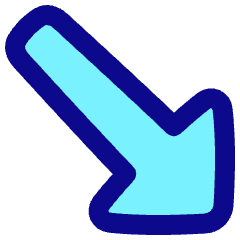 Diagonal Triangle Arrow Bottom Right Icon from Plump Pop Set