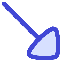 Diagonal Triangle Arrow Bottom Right Icon from Flex Duo Set