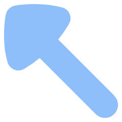 Diagonal Triangle Arrow Upper Left Icon from Flex Flat Set