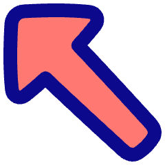 Diagonal Triangle Arrow Upper Left Icon from Plump Pop Set