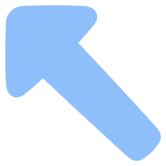 Diagonal Triangle Arrow Upper Left Icon from Plump Flat Set