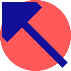 Diagonal Triangle Arrow Upper Left Icon from Sharp Pop Set