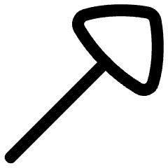 Diagonal Triangle Arrow Upper Right Icon from Flex Line Set