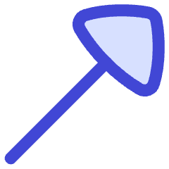 Diagonal Triangle Arrow Upper Right Icon from Flex Duo Set
