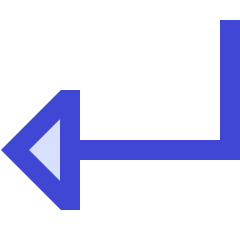 Triangle Arrow Bend Down Left Icon from Sharp Duo Set