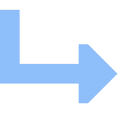 Triangle Arrow Bend Down Right Icon from Sharp Flat Set