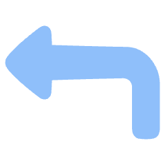 Triangle Arrow Bend Up Left Icon from Plump Flat Set