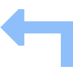 Triangle Arrow Bend Up Left Icon from Sharp Flat Set