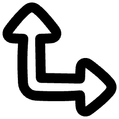 Triangle Arrow Bottom Left Corner Icon from Plump Remix Set