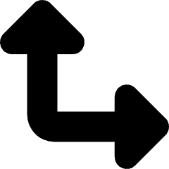 Triangle Arrow Bottom Left Corner Icon from Core Solid Set