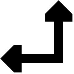 Triangle Arrow Bottom Right Corner Icon from Sharp Solid Set