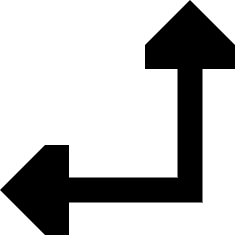 Triangle Arrow Bottom Right Corner Icon from Sharp Remix Set