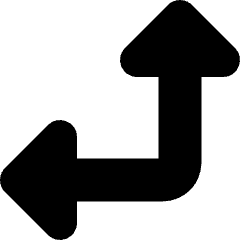 Triangle Arrow Bottom Right Corner Icon from Core Solid Set