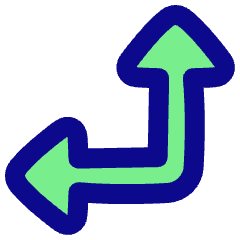 Triangle Arrow Bottom Right Corner Icon from Plump Pop Set