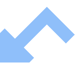 Triangle Arrow Bounce Down Left Icon from Sharp Flat Set