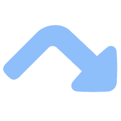 Triangle Arrow Bounce Down Right Icon from Plump Flat Set