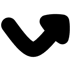 Triangle Arrow Bounce Up Right Icon from Flex Solid Set