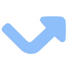 Triangle Arrow Bounce Up Right Icon from Plump Flat Set