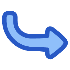 Triangle Arrow Curve Down Right Icon from Plump Duo Set