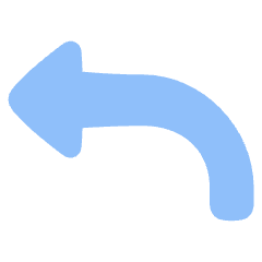 Triangle Arrow Curve Up Left Icon from Plump Flat Set