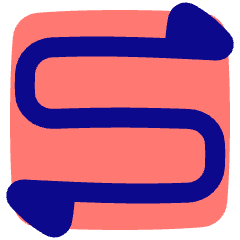 Triangle Arrow Curvy Both Direction 1 Icon from Plump Pop Set