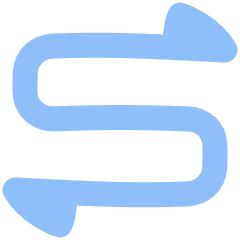 Triangle Arrow Curvy Both Direction 1 Icon from Plump Flat Set