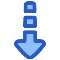 Triangle Arrow Dashed Cool Down Icon from Plump Duo Set