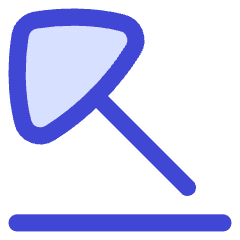 Triangle Arrow Diagonal Top Left Icon from Flex Duo Set