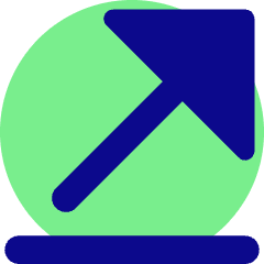 Triangle Arrow Diagonal Top Right Icon from Core Pop Set