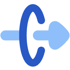 Triangle Arrow Elipse Right Icon from Flex Flat Set