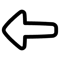 Triangle Arrow Left 1 Icon from Plump Line Set