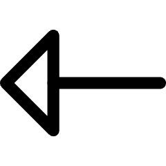 Triangle Arrow Left 1 Icon from Core Line Set