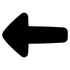 Triangle Arrow Left 1 Icon from Plump Solid Set