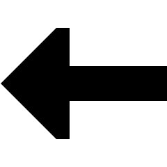 Triangle Arrow Left 1 Icon from Sharp Solid Set