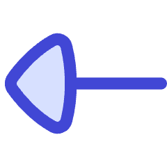 Triangle Arrow Left 1 Icon from Flex Duo Set