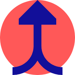Triangle Arrow Merge Vertical Icon from Sharp Pop Set