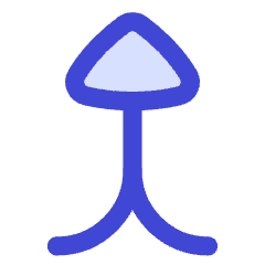 Triangle Arrow Merge Vertical Icon from Flex Duo Set