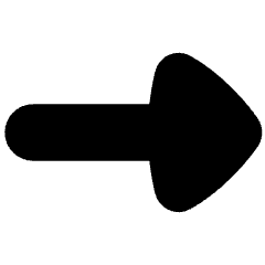 Triangle Arrow Right 1 Icon from Flex Solid Set