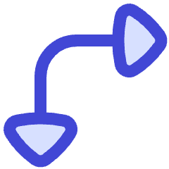 Triangle Arrow Top Left Corner Icon from Flex Duo Set